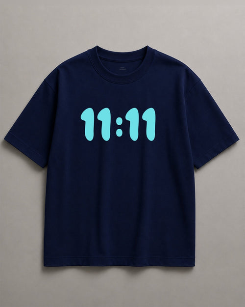 11:11 Unisex Oversized Classic T-Shirt - Kiano supima cotton gsm
