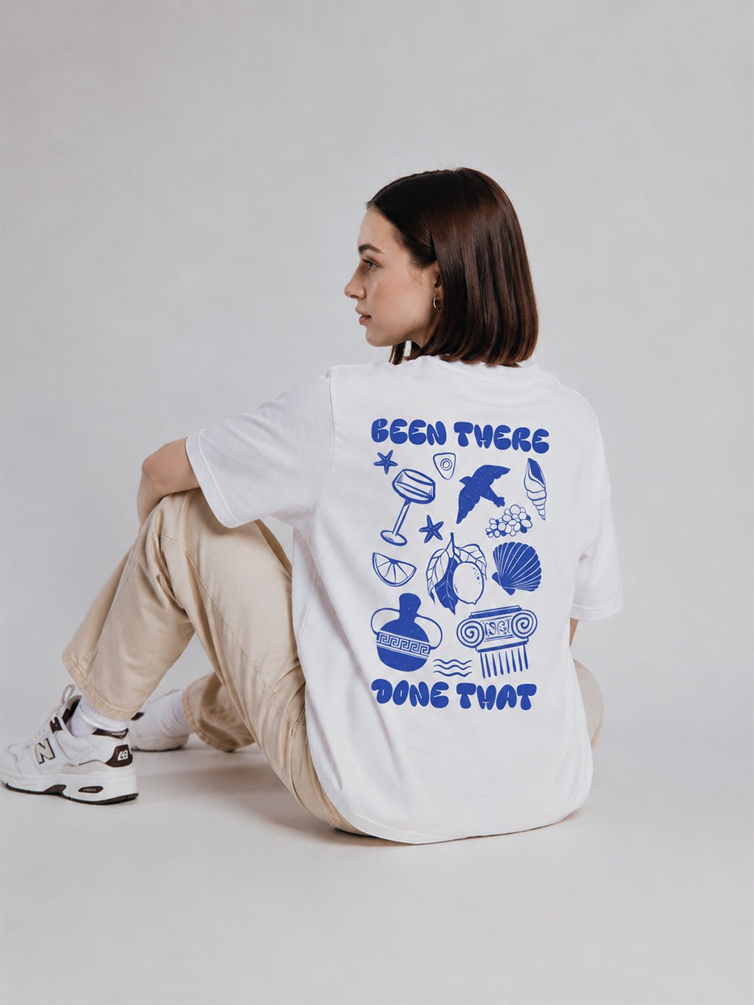 Been There Done That Oversized Graphic T-Shirt - Kiano supima cotton gsm