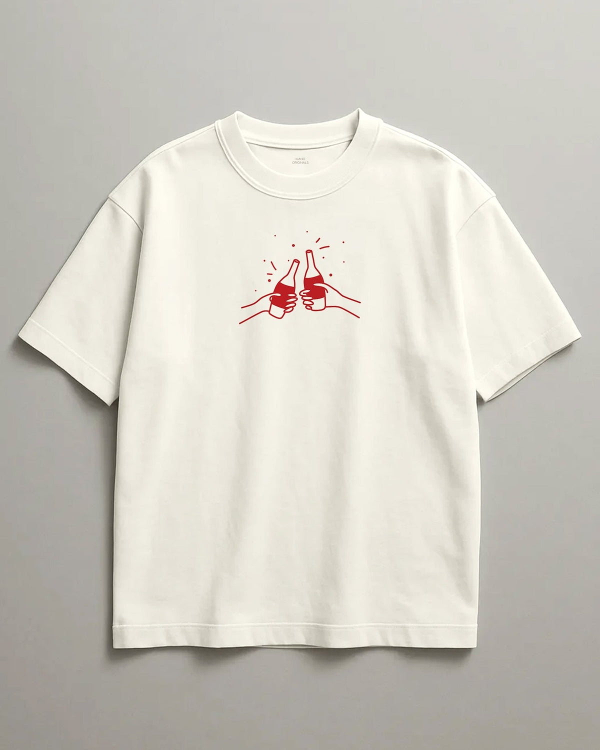 Beers To That Unisex Oversized Classic T-Shirt - Kiano supima cotton gsm
