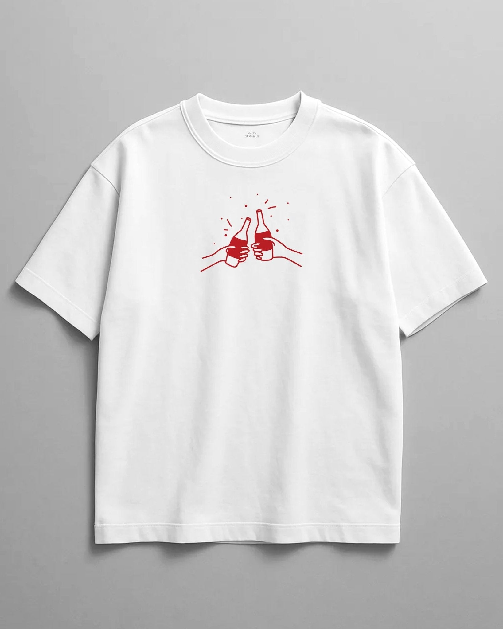 Beers To That Unisex Oversized Classic T-Shirt - Kiano supima cotton gsm