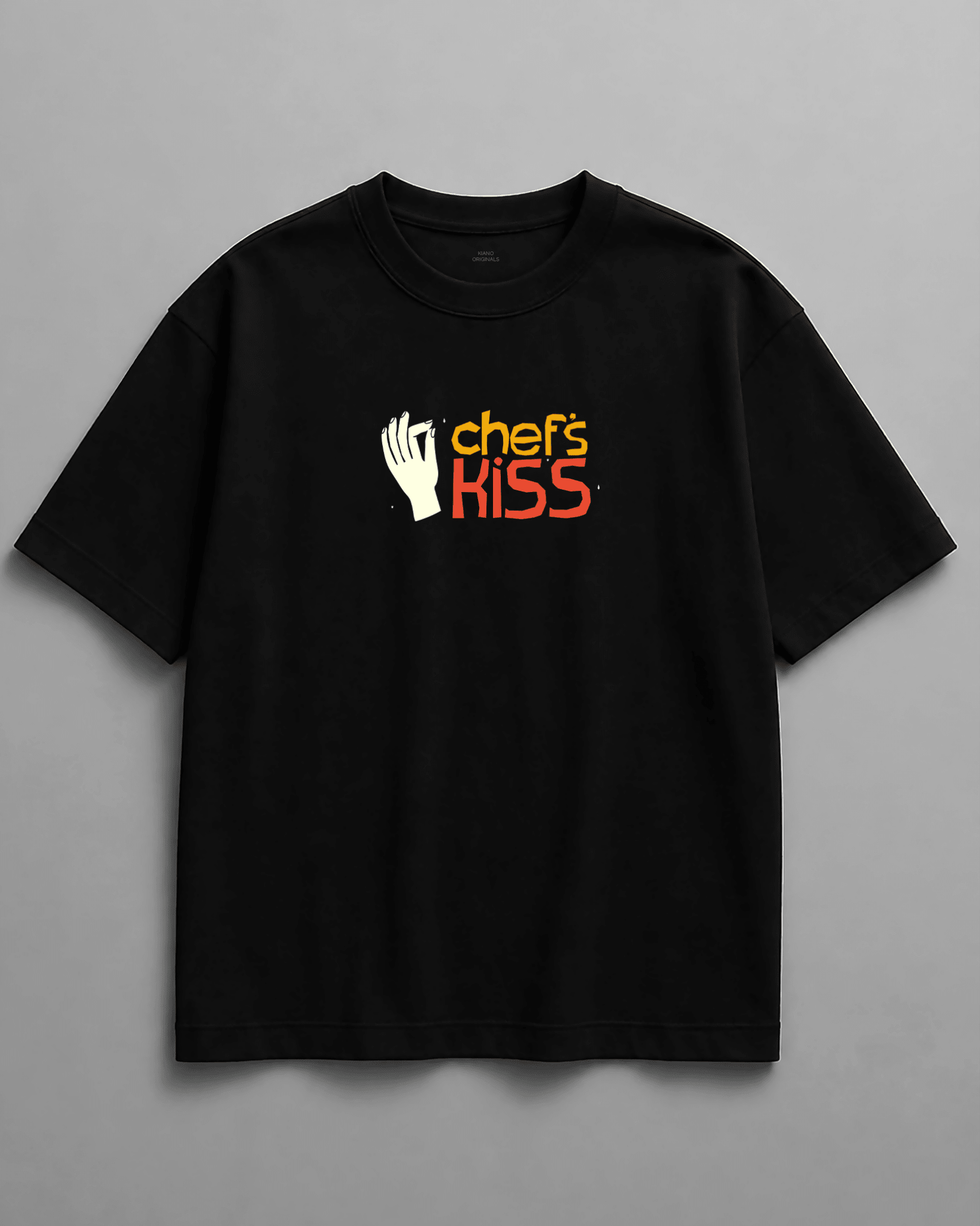 Chef's Kiss — Kiano oversized graphic t-shirt