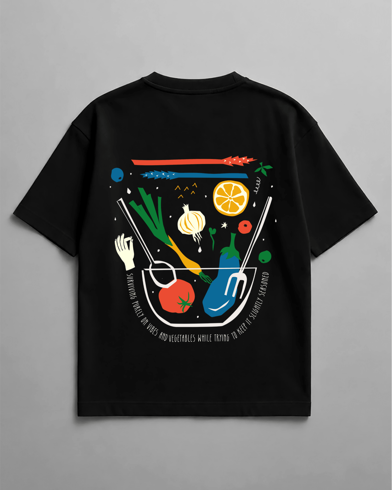 Chef's Kiss — Kiano oversized graphic t-shirt