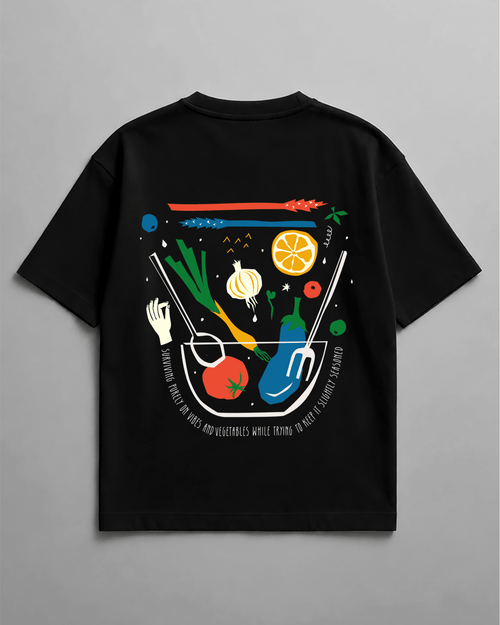 Chef's Kiss — Kiano oversized graphic t-shirt