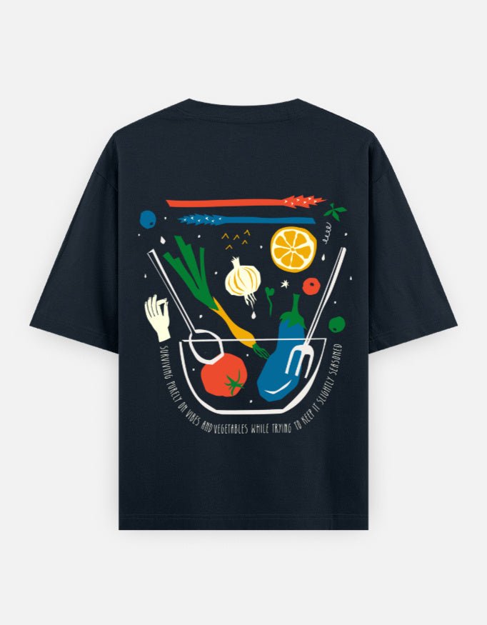 Chef's Kiss — Kiano oversized graphic t-shirt