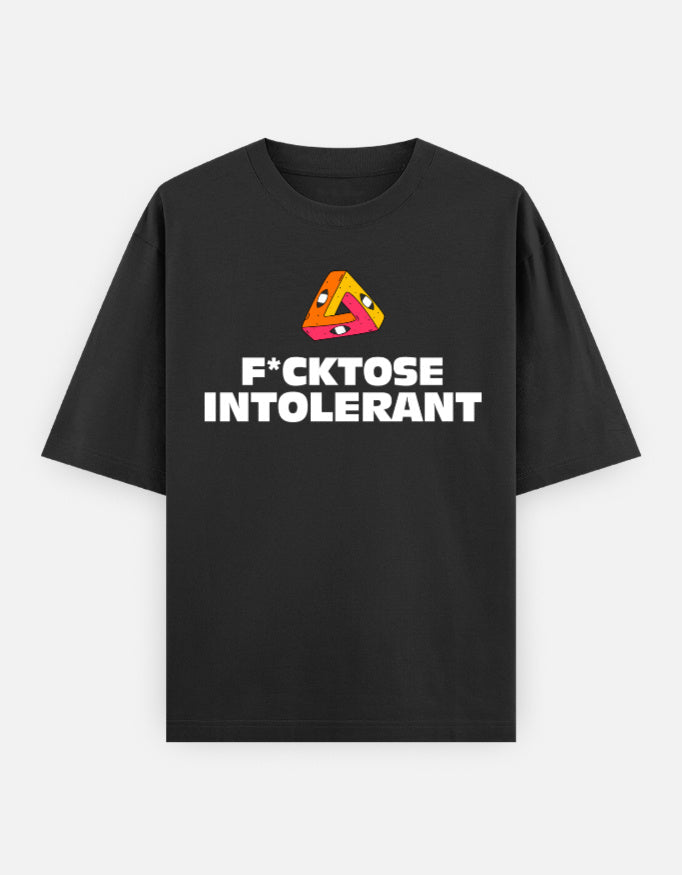 F*cktose Intolerant Dark Unisex Oversized Classic T-Shirt - Kiano supima cotton gsm