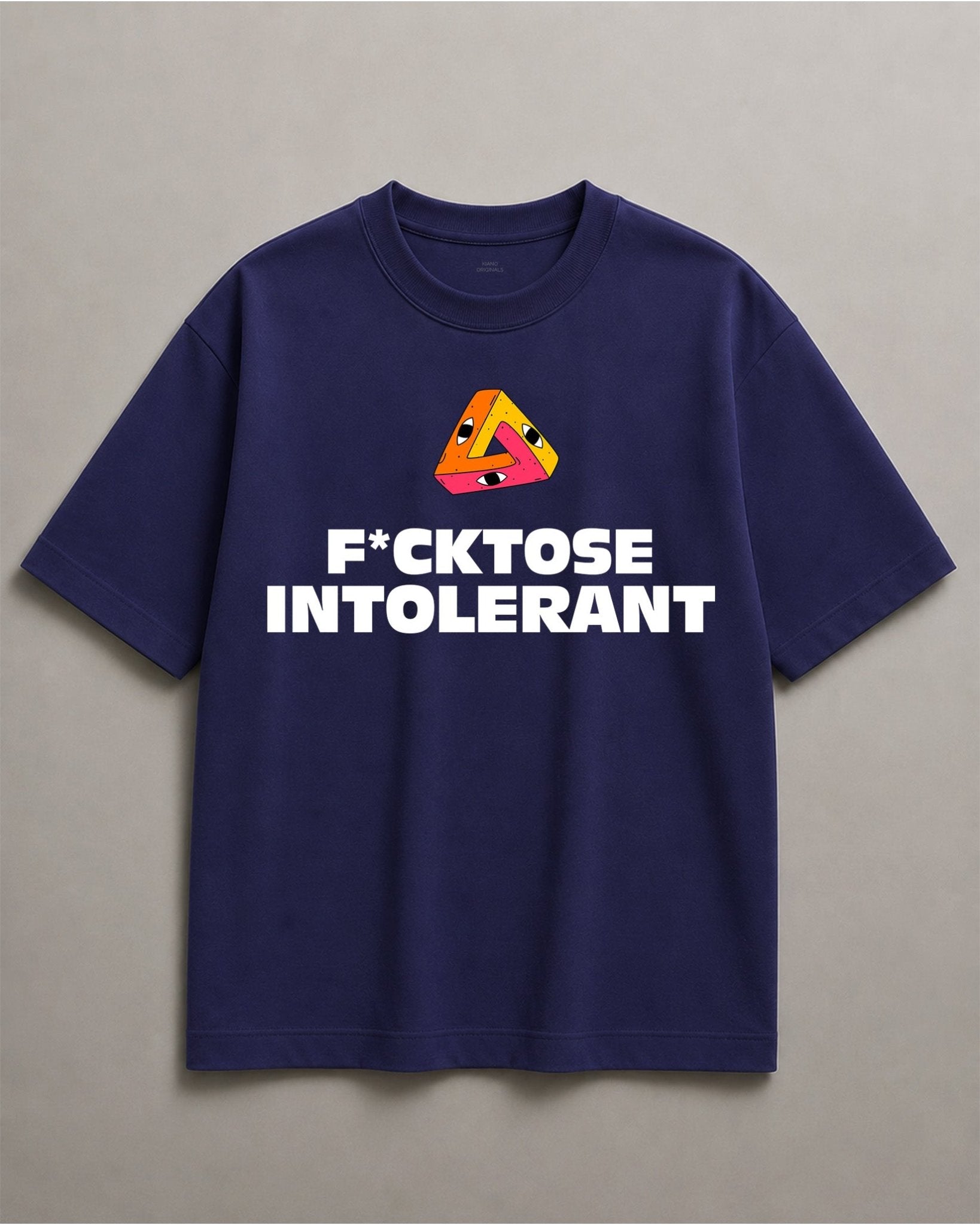 F*cktose Intolerant Dark Unisex Oversized Classic T-Shirt - Kiano supima cotton gsm