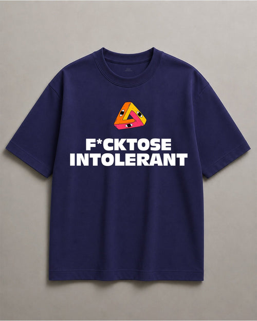 F*cktose Intolerant Dark Unisex Oversized Classic T-Shirt - Kiano supima cotton gsm