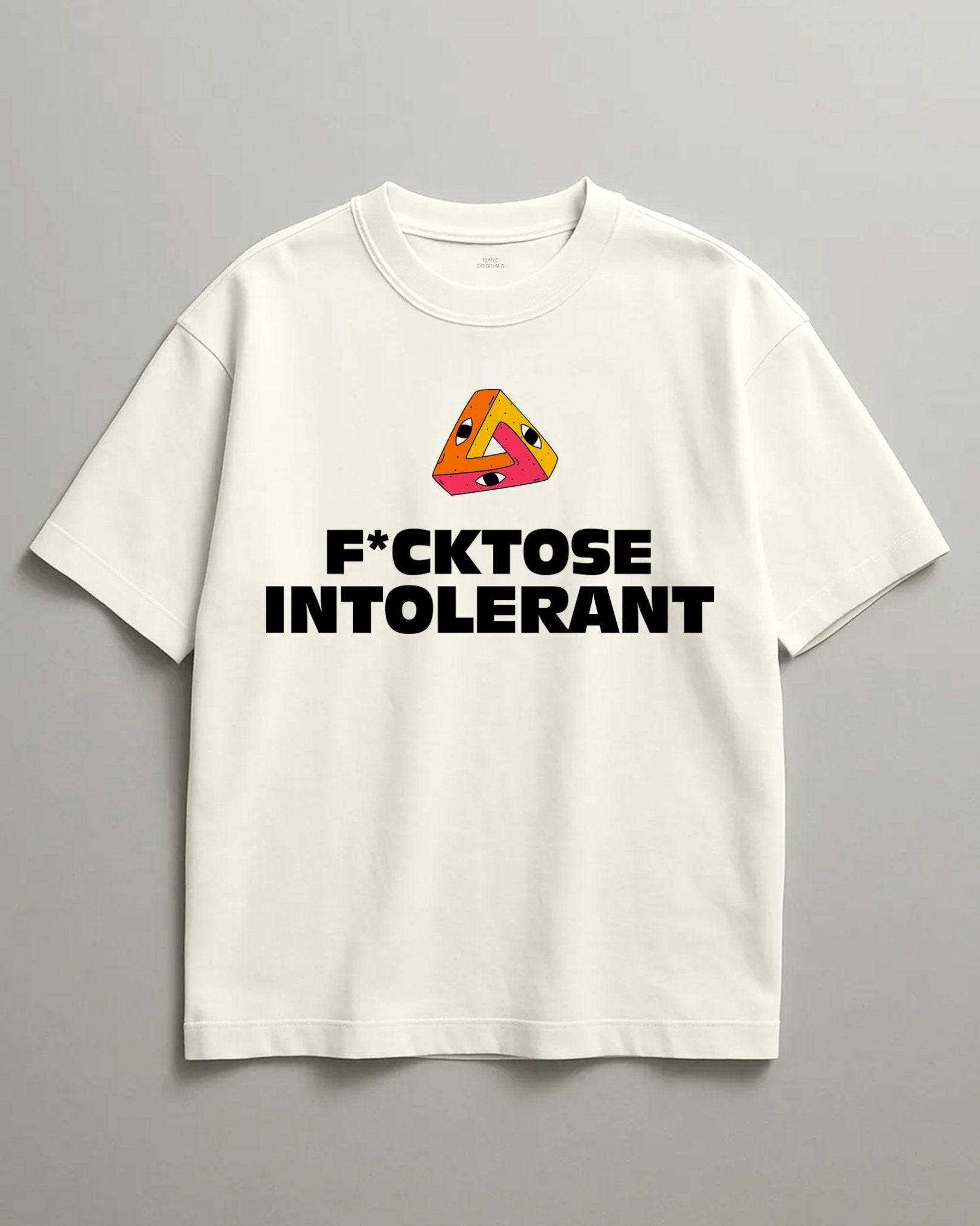 F*cktose Intolerant Unisex Oversized Classic T-Shirt - Kiano supima cotton gsm