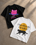 I Need My Space + Pawsitively Glowing Combo - Kiano supima cotton gsm
