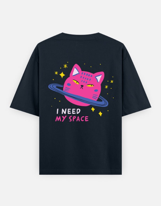 I Need My Space — Kiano oversized graphic t-shirt