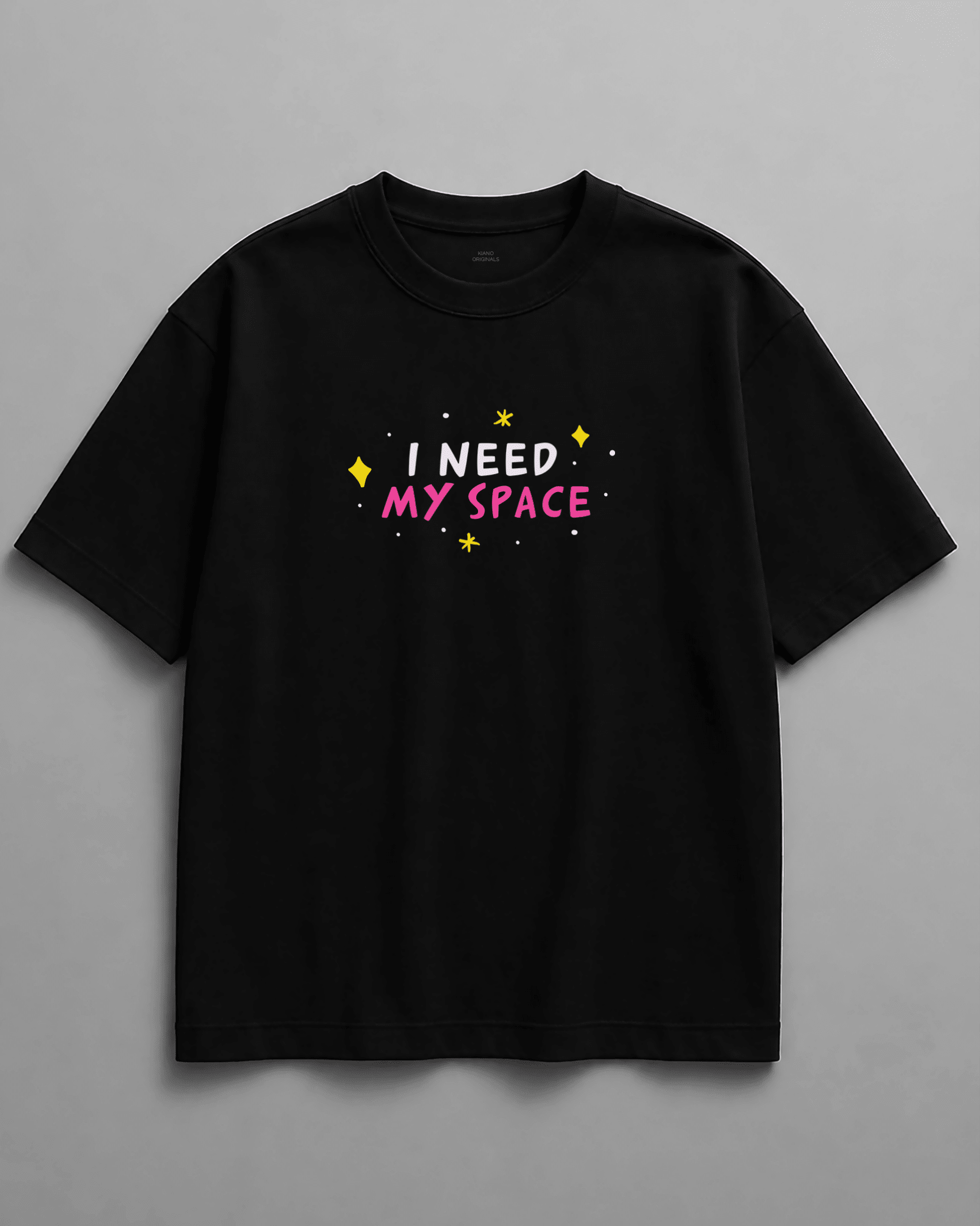 I Need My Space — Kiano oversized graphic t-shirt