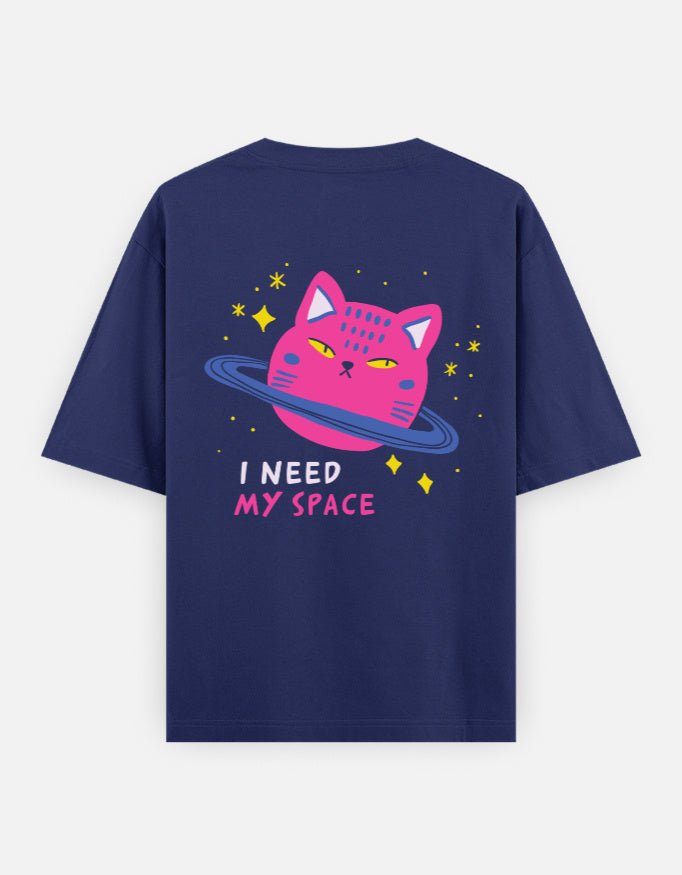 I Need My Space — Kiano oversized graphic t-shirt