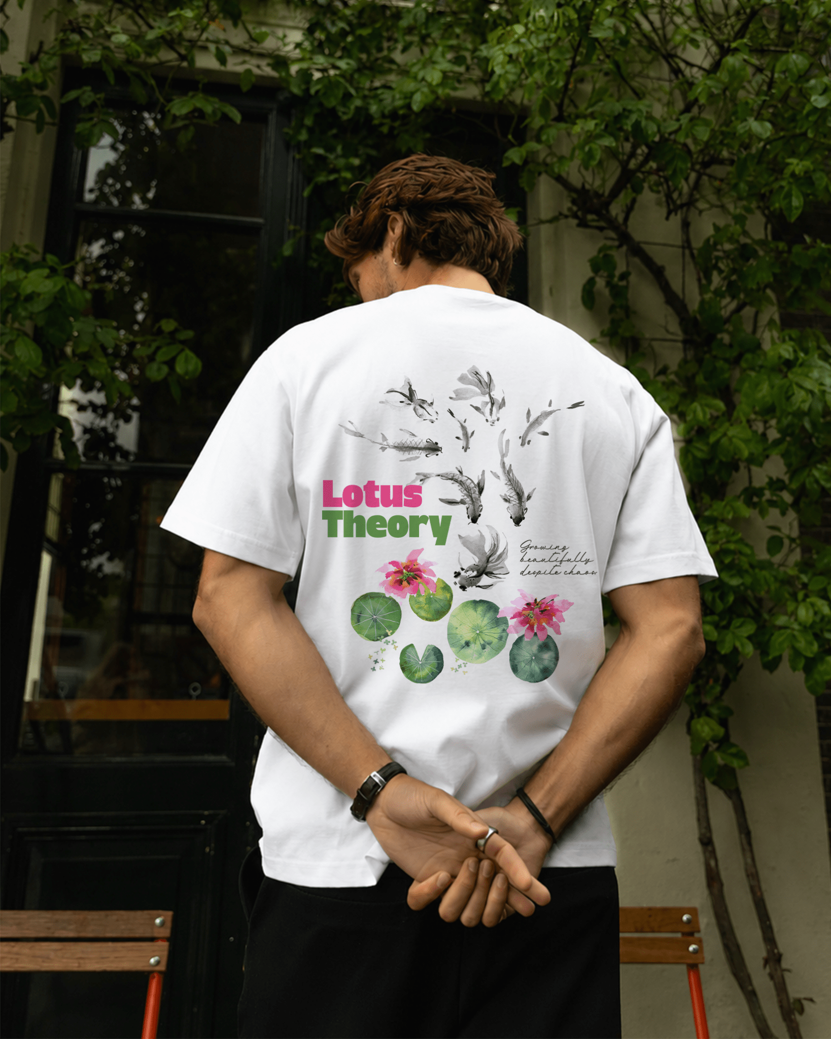 Lotus Theory — Kiano oversized graphic t-shirt