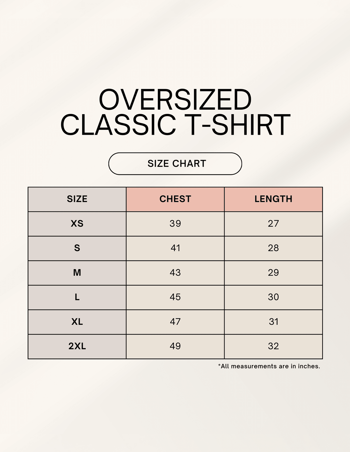 OOO Unisex Oversized Classic T-Shirt - Kiano supima cotton gsm