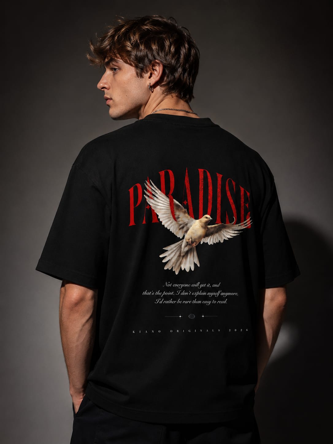 Paradise Oversized Classic T-Shirt - Kiano supima cotton gsm