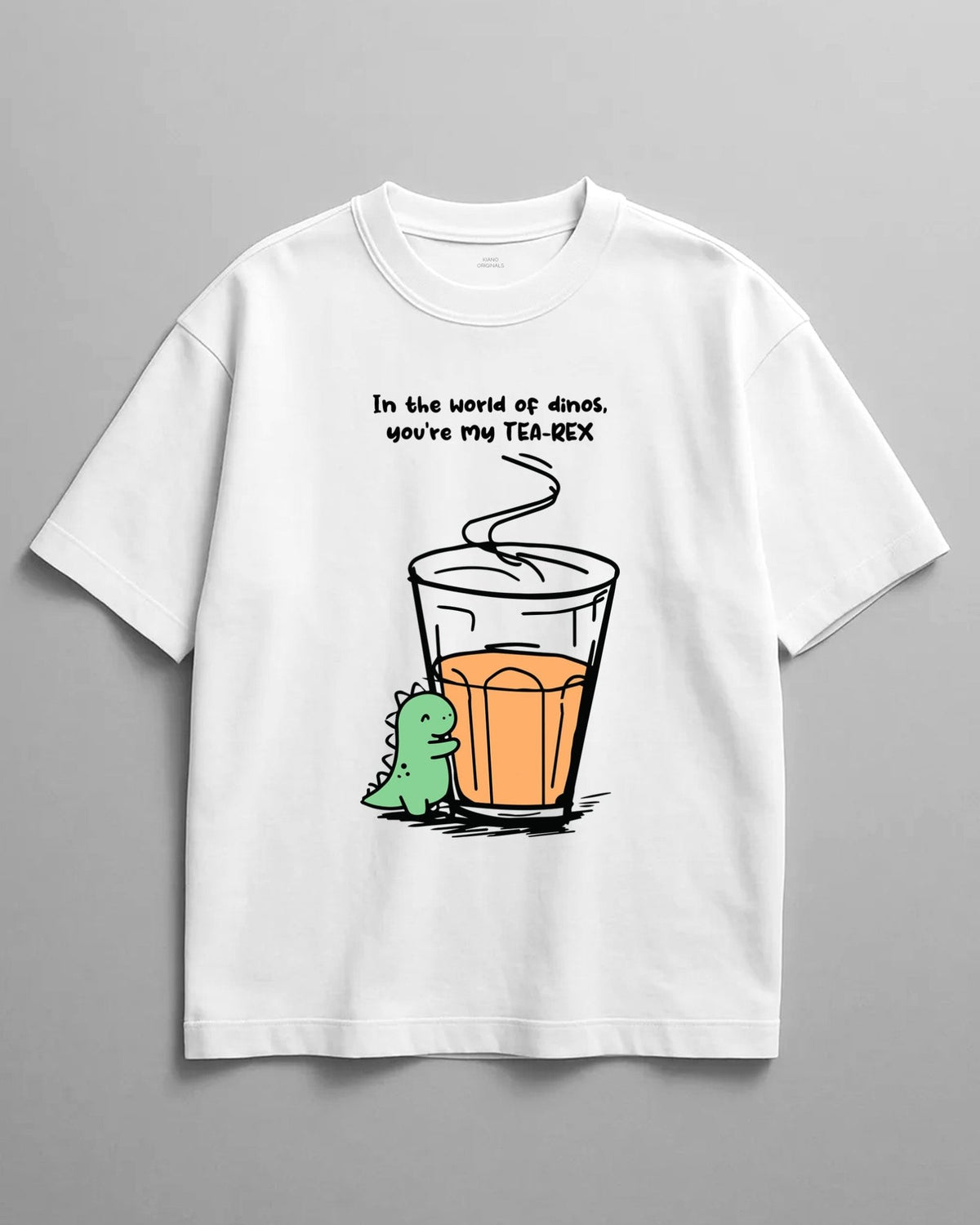 Tea-Rex Unisex Oversized Classic T-Shirt - Kiano supima cotton gsm