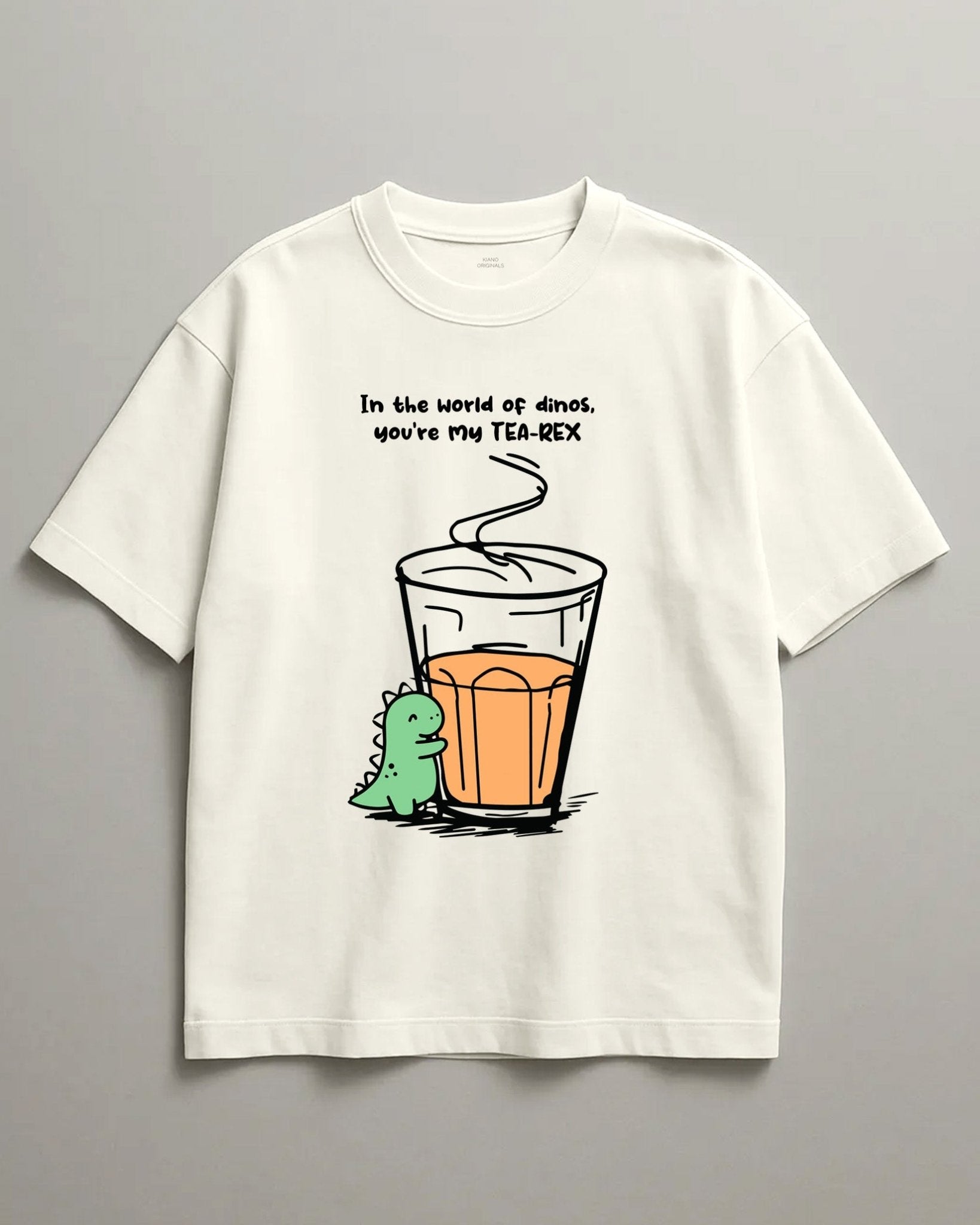 Tea-Rex Unisex Oversized Classic T-Shirt - Kiano supima cotton gsm