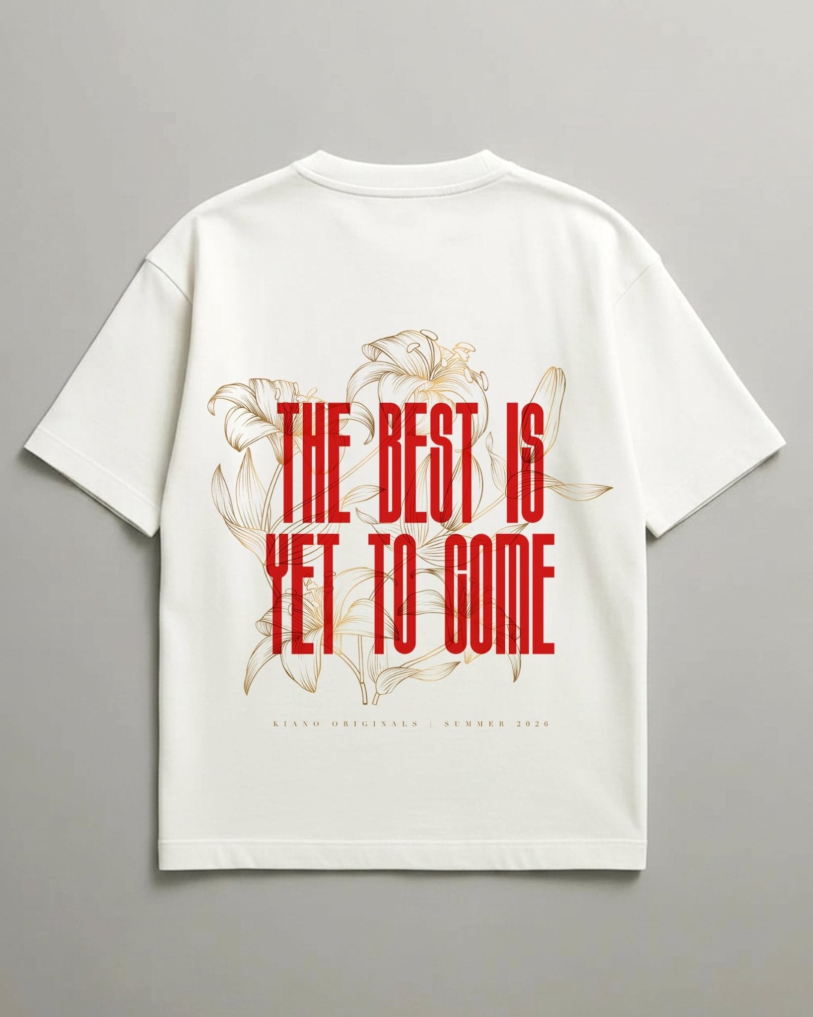 The Best is Yet to Come Unisex Terry Oversized Fit - Kiano supima cotton gsm