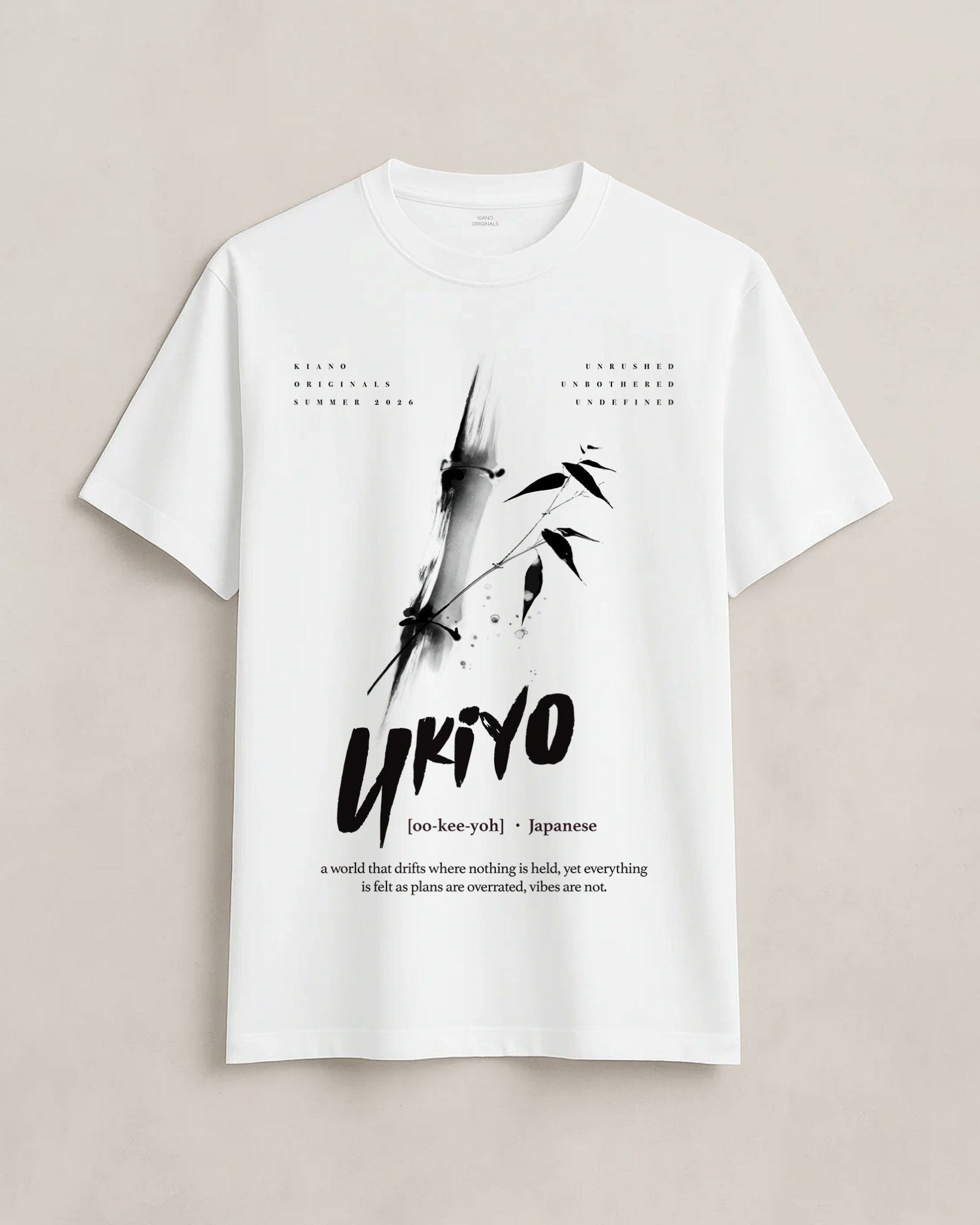Ukiyo Unisex Regular Fit - Kiano supima cotton gsm