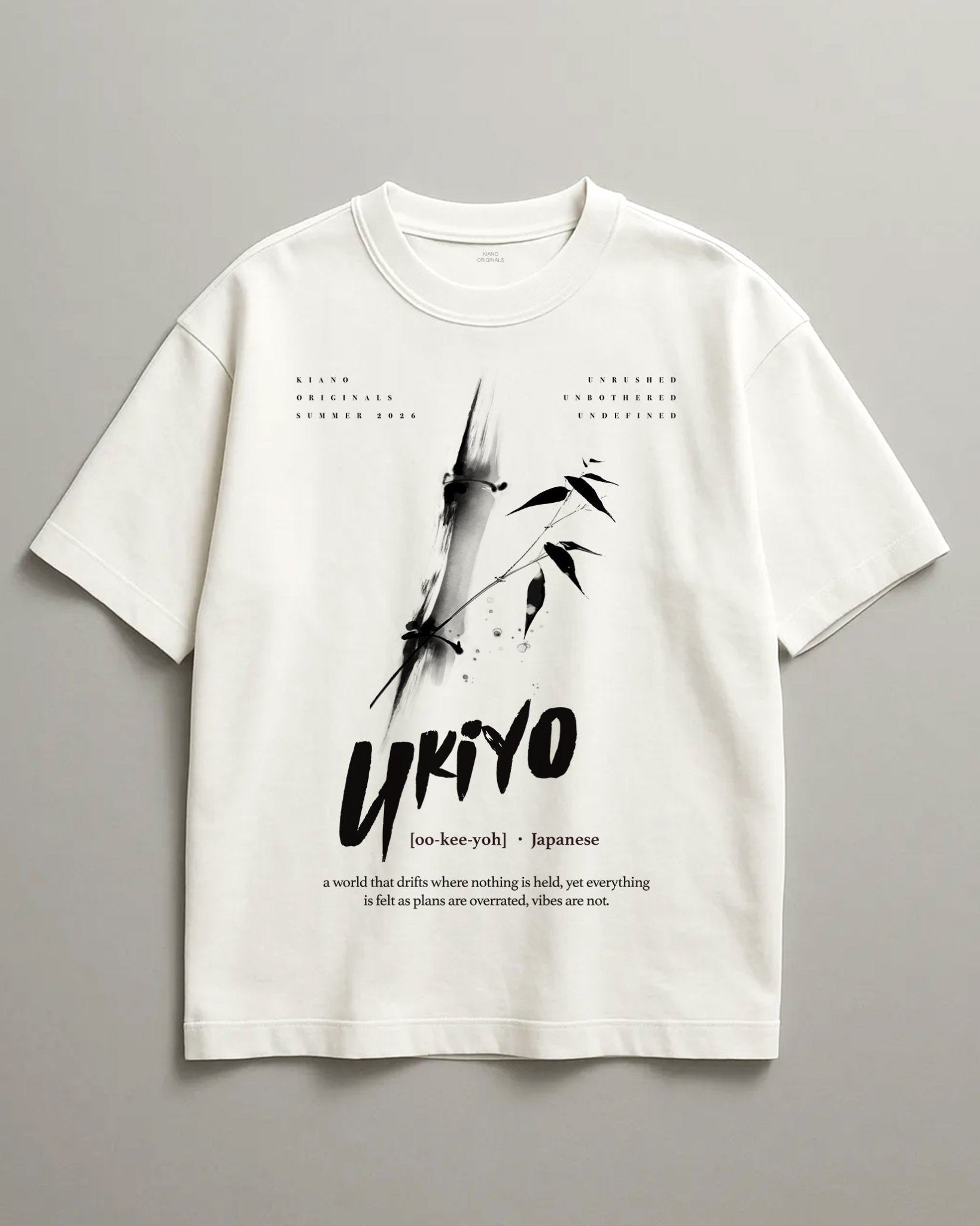 Ukiyo Unisex Supima Regulat Fit - Kiano supima cotton gsm