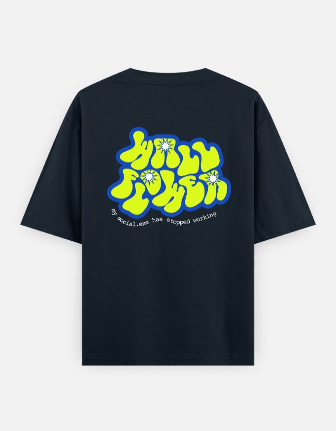 Wallflower Dark Unisex Oversized Classic T-Shirt - Kiano supima cotton gsm