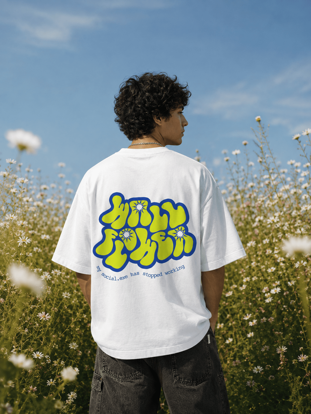 Wallflower Unisex Oversized Classic T-Shirt - Kiano supima cotton gsm