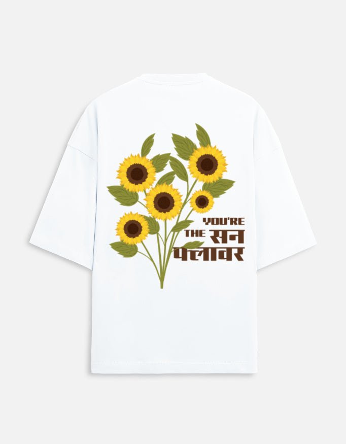 You're The Sunflower - Terry Oversized T-Shirt - Kiano supima cotton gsm